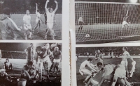 1976 European Championship semifinals with Holland (left) and the joy after the winning final match with the Germans (right); from the book Solo for a Doll 

