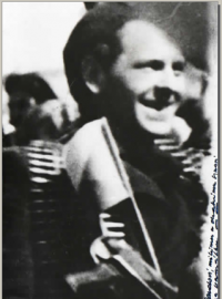 Jaroslav Šebík starší v roce 1945 po osvobození města Vizovice