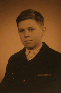Miroslav Pavel, about nine years old, circa 1948