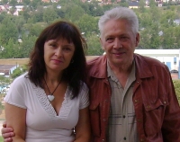 Zbigniew Podleśny with his daughter Renata
