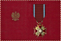  Golden Cross for his merit from Prezident of Poland Lech Kaczyński 