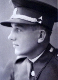 Witness´s father František Picek, at that time first lieutenant of Czechoslovak Army (about 1938)