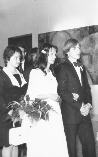 The wedding of Jan and Zdeňka Hrabina, Prague, 1976