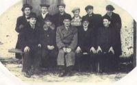Mother's brother who died (sitting second from the left)