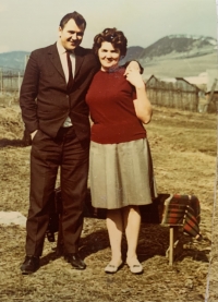 Alžbeta Ošvátová with her husband Štefan