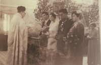 The wedding with Josefa, 1954