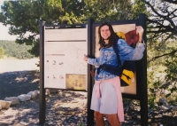 A trip to the Grand Canyon in the summer of 1996. The trip was part of the Camp Amerika student program, where he met his Slovak wife.