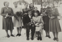 A wedding photo, February 11, 1950
