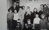 Photographs of his wife´s family, Josef Kubiš on the left 

