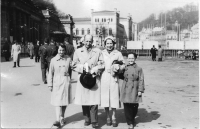 The Mühlstein family, Karlovy Vary, year 1960