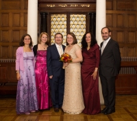 Rodina Mühlsteinova r. 2014, svatba dcery Ley v Londýně