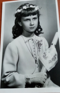 Renata's First Holy Communion, Wroclaw, 1968.
