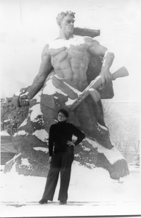 Albina Tamara in Volgograd during one of the many visits to the USSR