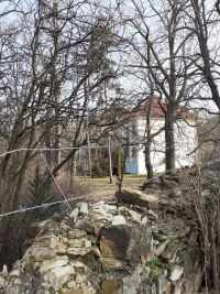 The current appearance of Veleslavín Chateau from the street, access inside is not normally possible