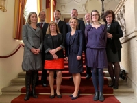 Deutsche Botschaft Prag, 2019, Irena Nováková in the first row, second from the left 

