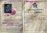 Antonín Brázdil's military ID card 01