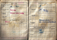 Antonín Brázdil's military ID card 02
