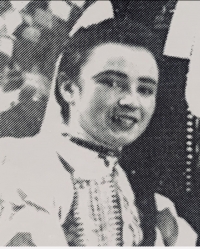 Anna Ďurišová as a young girl
