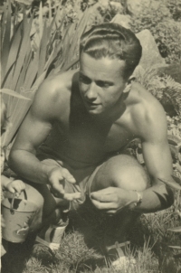 Jan Iserle as a youth