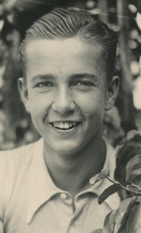 Jan Iserle as a youth in Pardubice