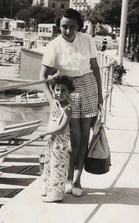 S matkou v Opatiji (Chorvátsko), r. 1939