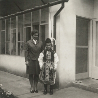 Vladimír and his mother Marie. 1972