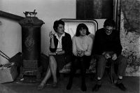 Rodina Medkova v ateliéru na Letné, Praha 1967