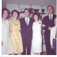Wedding photo, USA, year 1964 