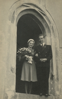 The wedding of Jan Iserle and Miss Tomanová