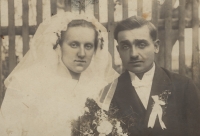 Wedding of Josef and Marie Vaníček, 1921