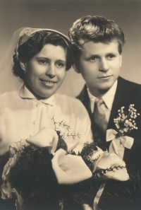 Wedding photograph of Vladimír's parents