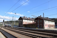 Railway station in Ústí nad Orlicí, view from the Letohrad side, 2021