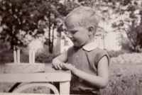 Josef Čunek, 4 years old, June 6, 1959