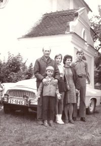 The second bigger trip in their Octavia, without his brother Jiří, spring of 1970