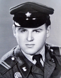 Oldřich Chadima during compulsory military service (1956-1959)