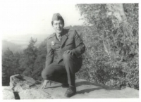 Jan Procházka in the army in 1976
