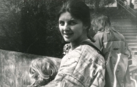 Wife Alena Fendrychová in 1985 