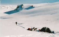 Martin Fendrych while crossing the Romanian mountains in 2005
