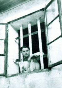 Luis Laval in the prisoner of war camp in Úlice