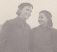 Adolfína Franková on the right with whom Julie Klačková realized an escape from the children's home