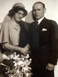 Wedding of Libuše  andVilém Bišický (1934)