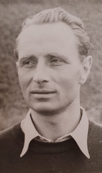 Imprisoned fiance and high school professor Vlastimil Kučera, year 1948