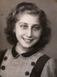 Jarmila Štěrbová in her youth