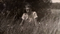 Jarmila Štěrbová in her youth