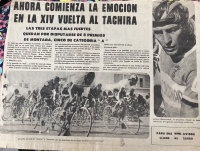 Newspapers about the Vuelta al Tachira