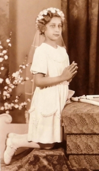 In childhood, the first Holy Communion