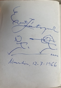 signature from Emil and Dana Zátoková