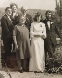 The Kalivodas’ wedding, 1980