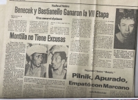Venezuelan newspaper about Benáček