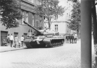The invasion of Warsaw Pact troops into Pilsen on August 21, 1968 through the lens of Ivo Poduška